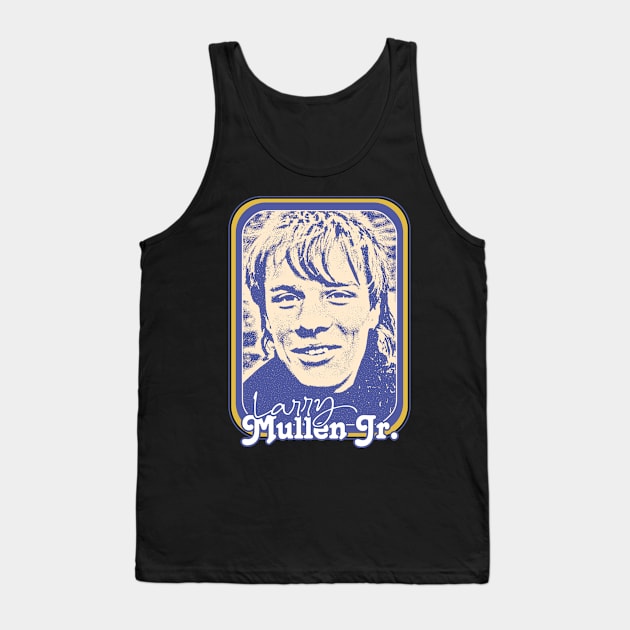 Larry Mullen Jr / Retro 80s Fan Design Tank Top by DankFutura